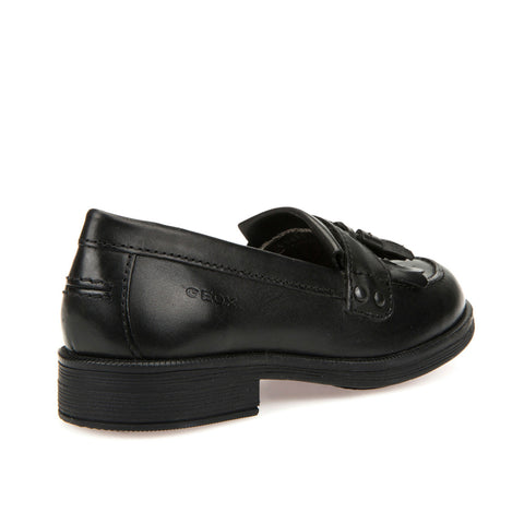 Geox Agata Black Moccasins