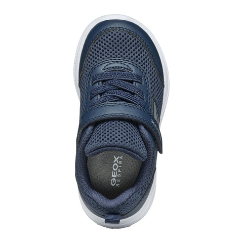 GEOX B Sprintye B. C - MESH+GEOBUCK NAVY