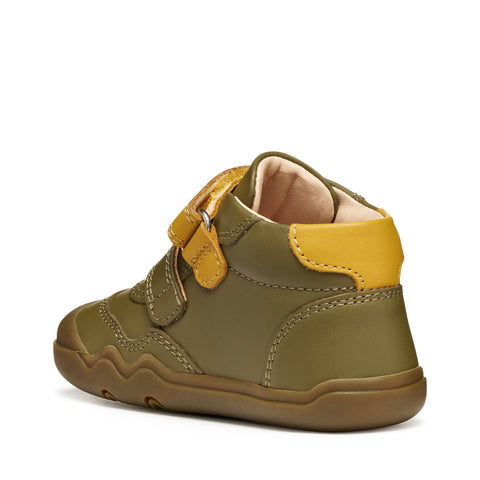 Geox B STEPPIEUP BOY Pistachio/Ochreyellow