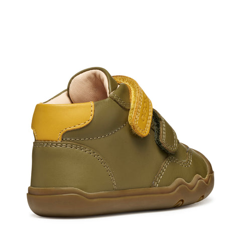 Geox B STEPPIEUP BOY Pistachio/Ochreyellow