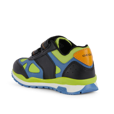 Geox J Pavel D - GBK+NYLON LIME/BLACK