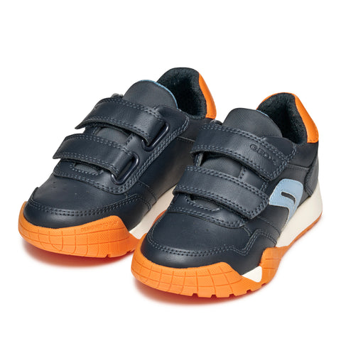 Geox J RANN-E BOY NAVY/ORANGE