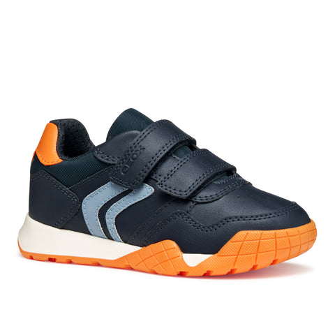 Geox J RANN-E BOY NAVY/ORANGE