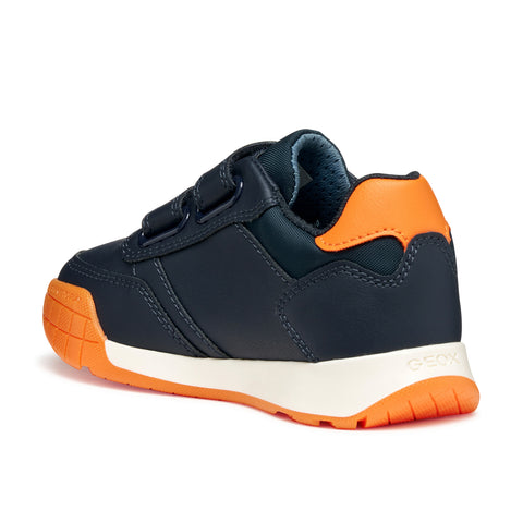 Geox J RANN-E BOY NAVY/ORANGE