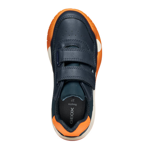 Geox J RANN-E BOY NAVY/ORANGE