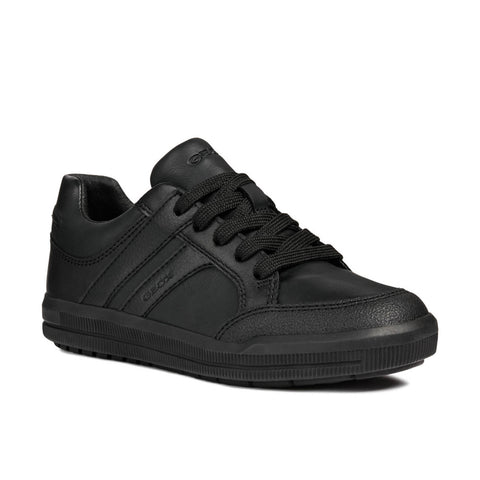 Geox Secondary School Shoes Trainers Black at Naturally Kids Shoes