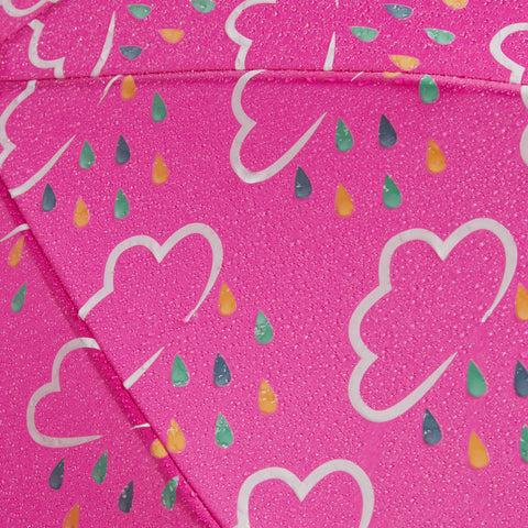 Grass & Air - Little Kids Colour-Revealing Umbrella in Orchid Pink