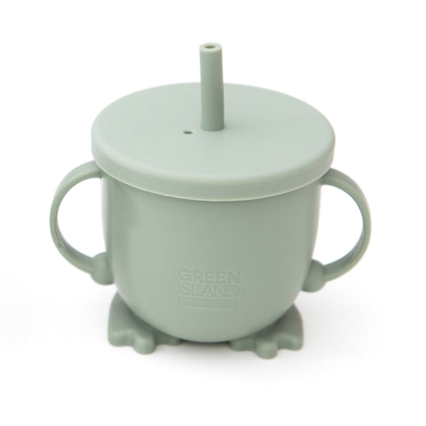 Green Island Silicone Baby Sippy Cup