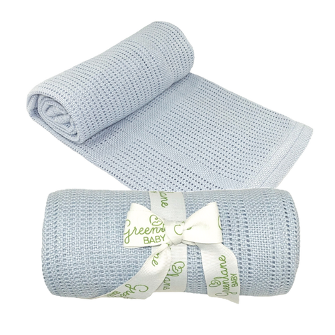 Greenlane Baby Cellular Blanket Bamboo and Cotton