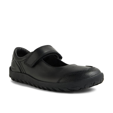 Bobux Black Barefoot School Shoe