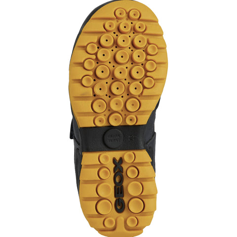 Geox J.N. Savage B.A - GBK CER+NYLON - NAVY / OCHRE YELLOW