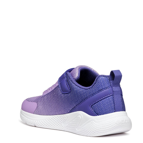 GEOX J Sprintye G.B - MESH+GEOBUCK Dk Violet / Lilac