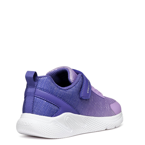 GEOX J Sprintye G.B - MESH+GEOBUCK Dk Violet / Lilac