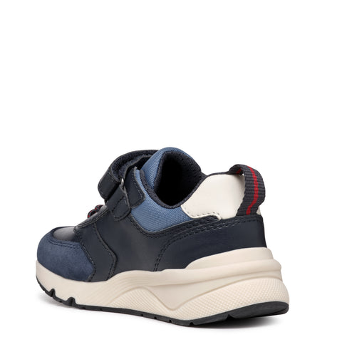 Geox J Rooner Navy/Dk Red