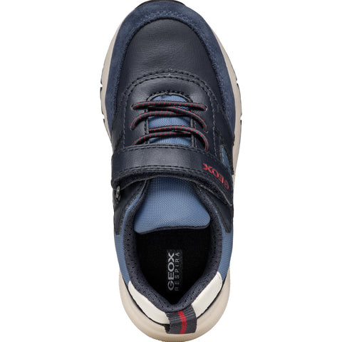 Geox J Rooner Navy/Dk Red
