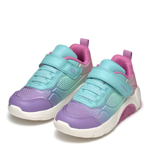 Geox J Fadinlight C- PR.LYCRA+GBK AQUA/LILAC