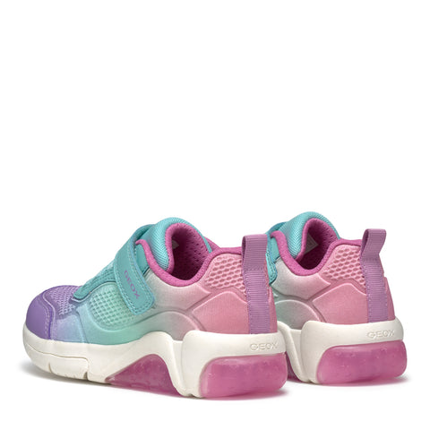 Geox J Fadinlight C- PR.LYCRA+GBK AQUA/LILAC