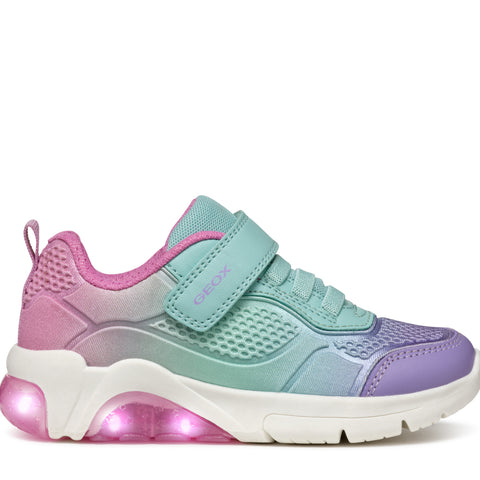 Geox J Fadinlight C- PR.LYCRA+GBK AQUA/LILAC