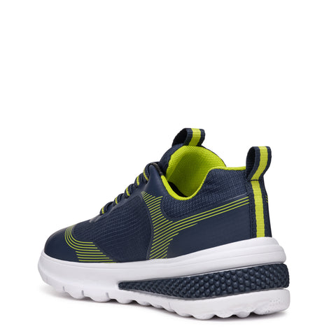 Geox J Activart Trainer Navy/Lime