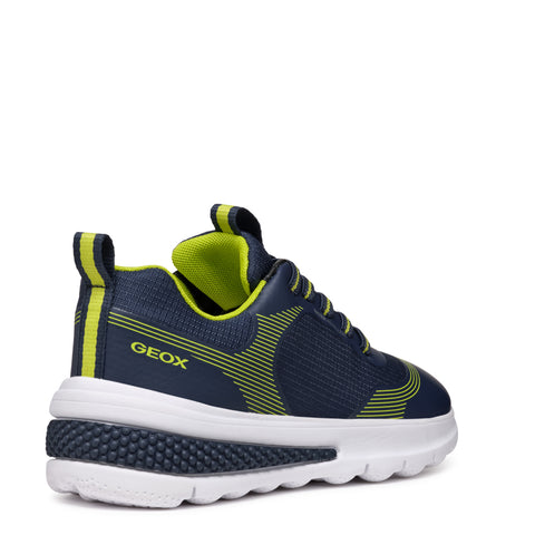 Geox J Activart Trainer Navy/Lime