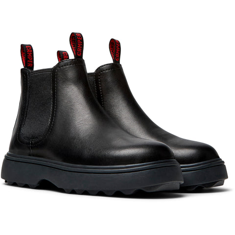 Camper Norte Kids Supersoft Black Ankle Boot