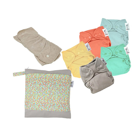 Pop-In Popper Little Pack Nappies Pastels