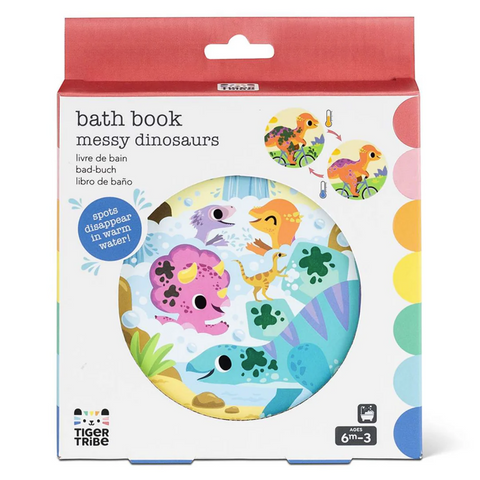 Tiger Tribe Messy Dinosaurs Bath Book