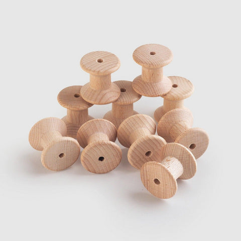 Tickit Loose Parts Wooden Spools