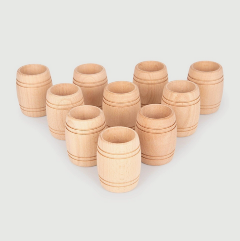 Tickit Loose Parts Wooden Barrel