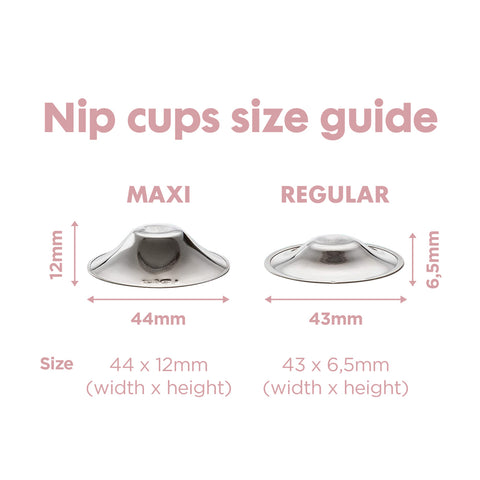 Pippeta Nip Cups Pure Silver Nipple Shields