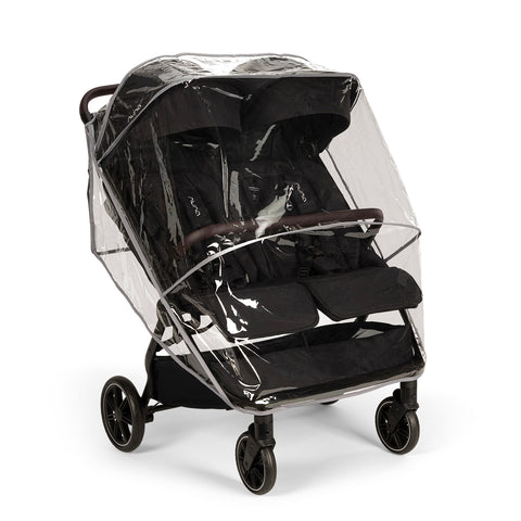 Nuna TRVL DUBL Compact Stroller - Caviar