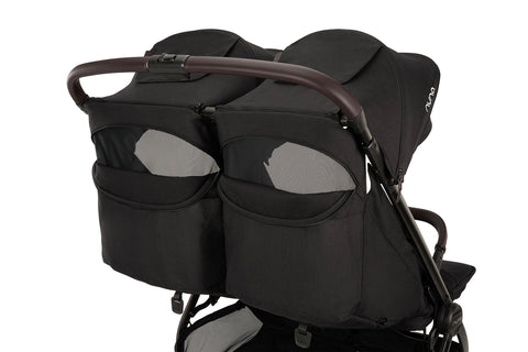 Nuna TRVL DUBL Compact Stroller - Caviar