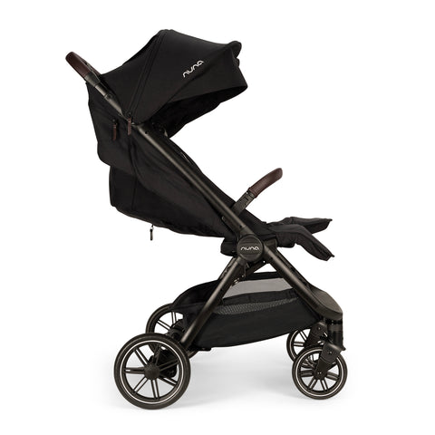 Nuna TRVL DUBL Compact Stroller - Caviar