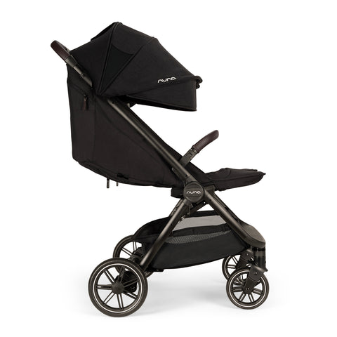 Nuna TRVL DUBL Compact Stroller - Caviar