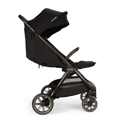 Nuna TRVL DUBL Compact Stroller - Caviar
