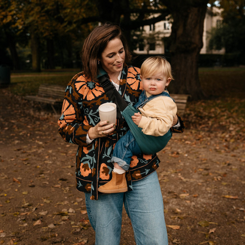 Wildride Toddler Carrier - Ocean Blue