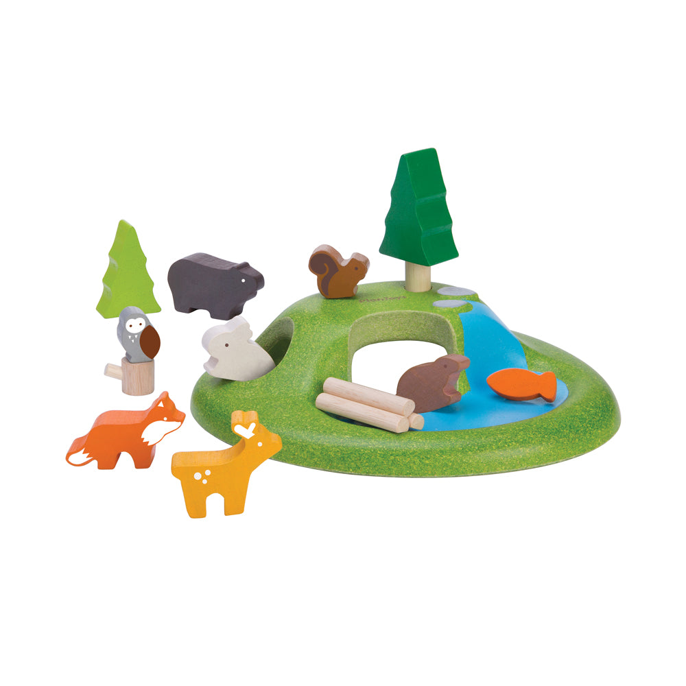 Plan Toys Animal Wooden PlaySet