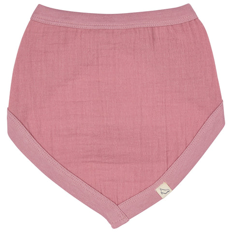 Pigeon Organics Bib Muslin Pink SS25