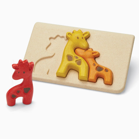 Plan Toys Giraffe Wooden Puzzle