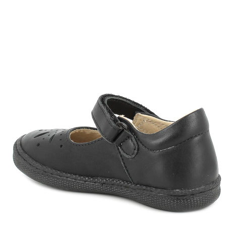 Primigi Girls School Shoe Black Leather 4932611
