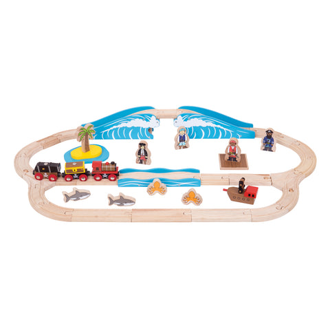 Bigjigs Pirate Train Set