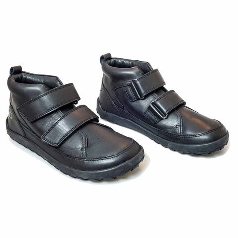 Black Barefoot School Shoes by Bobux