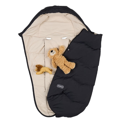 Voksi Explorer Footmuff/ Sleeping Bag Black - Solid