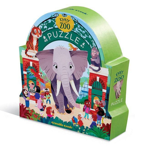Crocodile Creek 48-pc Puzzle Day at the Zoo