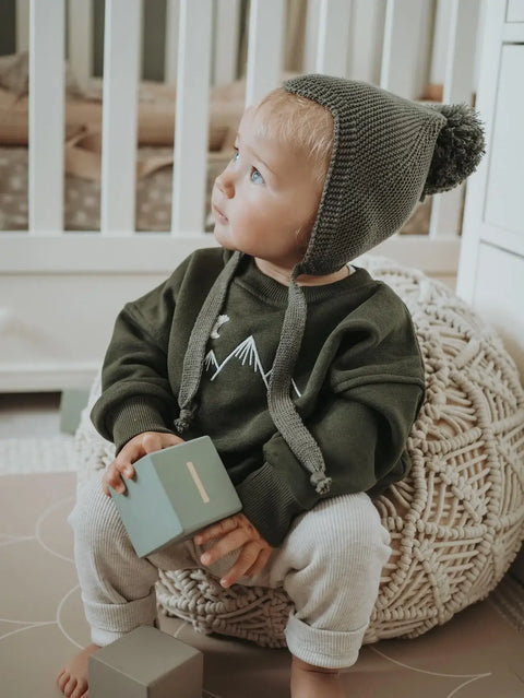 Ada Baby Knit PomPom Baby Hat