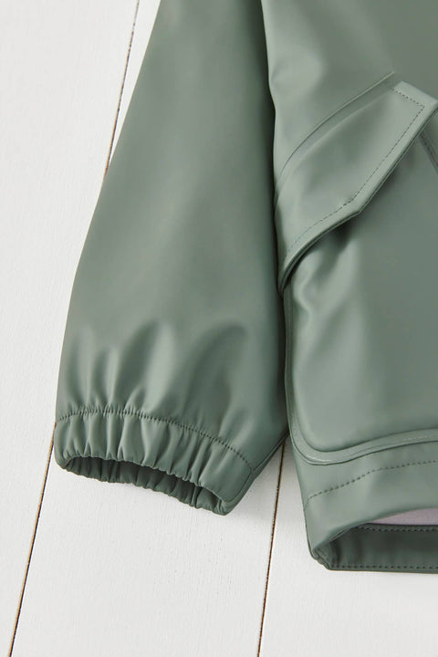 Grass & Air Khaki Kids Rain Jacket