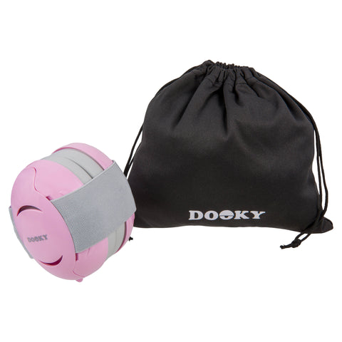 Dooky Baby Ear Protection - Pink - 0-3 Years