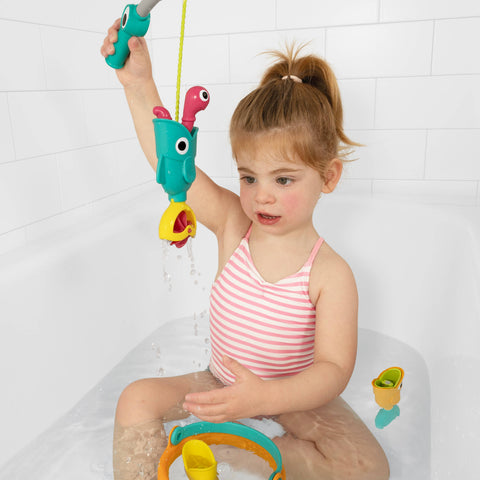 Yookidoo Catch ‘N’ Sprinkle Fishing Set Bucket Bath Toy