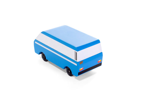 Candyvan - VW T3 Blue - Wooden Diecast Toy Car Candylab