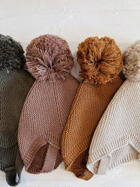 Ada Baby Knit PomPom Baby Hat